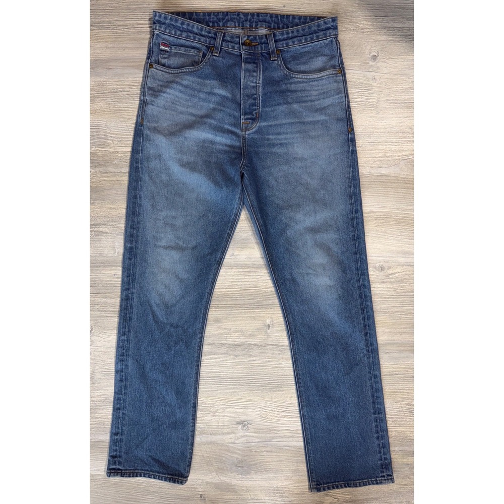 WiesMade Sidney Mens Straight Leg Jeans Blue Medium Wash Made in USA 28x30